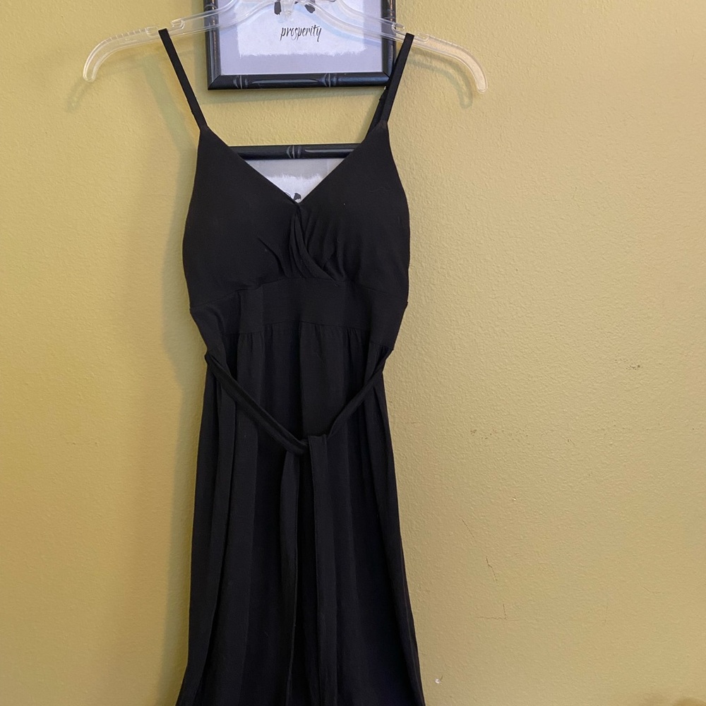 Black Spaghetti Strap Dress